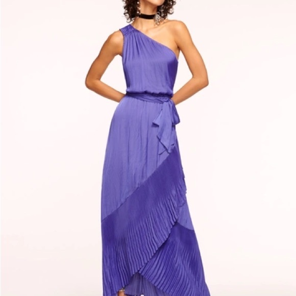 Ramy Brook Dresses & Skirts - Ramy Brook Purple Asymmetrical One-Shoulder Gown